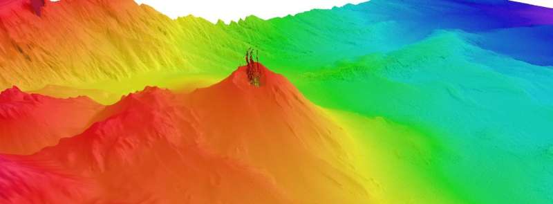 Underwater volcano behavior captured by timely scientific expedition