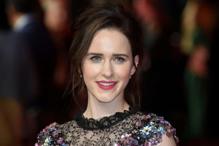 US actor Rachel Brosnahan posed on the red carpet for the World premiere of Amazon's &quot;The Romanoffs&quot; in central London