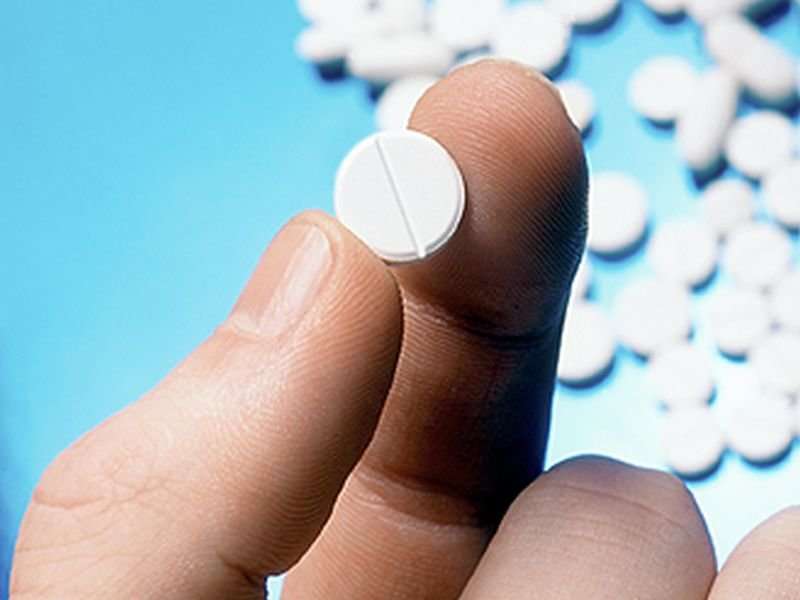 Using hands is best method for splitting aspirin tablets