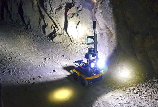 US officials consider new tool to combat mine spills: Robots