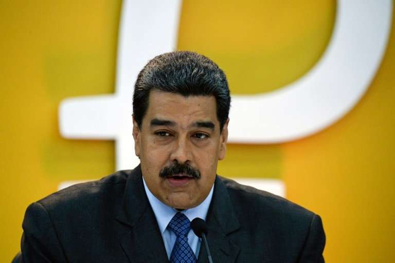 Venezuela's President Nicolas Maduro launched the oil-backed petro on February 20, putting 38.4 million units of the world's fir