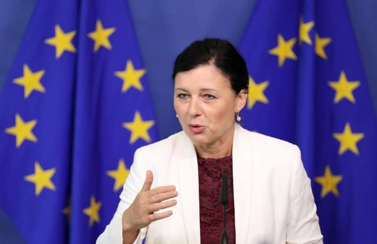 Vera Jourova, the EU commissioner responsible for consumer affairs, says five million Europeans are among the 50 million Faceboo