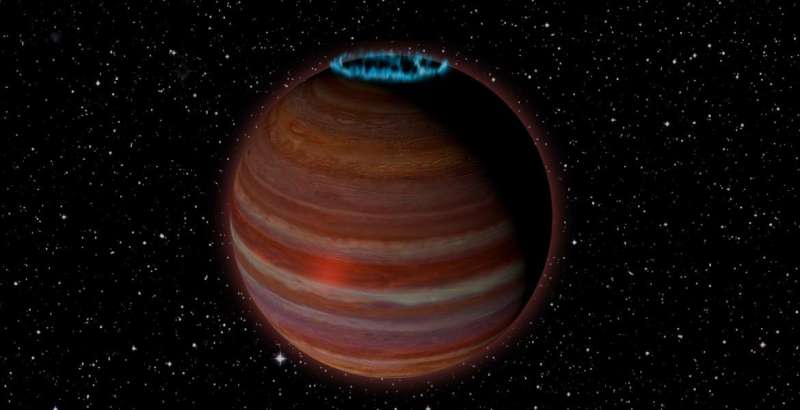 VLA detects possible extrasolar planetary-mass magnetic powerhouse