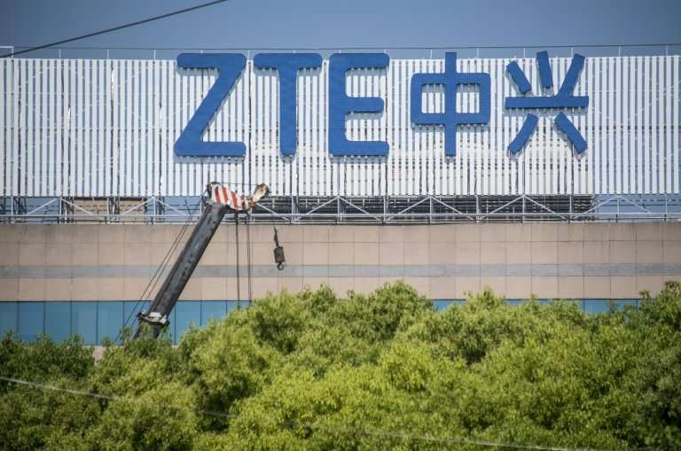 Washington has banned the sale of US components to Chinese telecoms giant ZTE