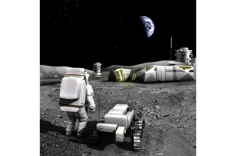 What’s your idea to 3-D print on the moon – to make it feel like home?