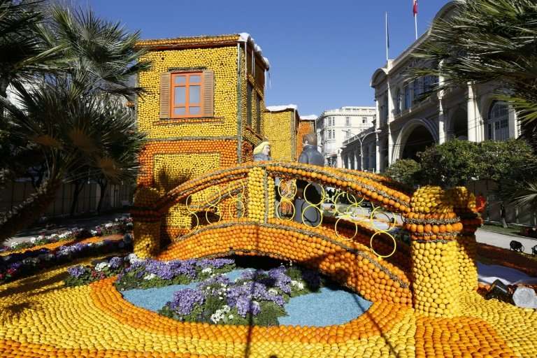 What will the annual Lemon Festival outside of the French Riviera city of Nice do without lemons and oranges for its sculptures?
