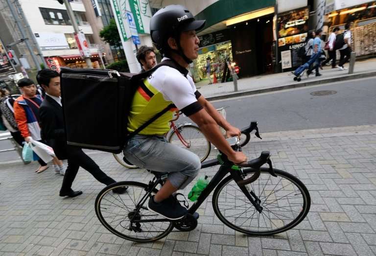 While meal delivery service UberEATS has been a hit in Tokyo since arriving in 2016, Japan's sharing economy is a fraction of th