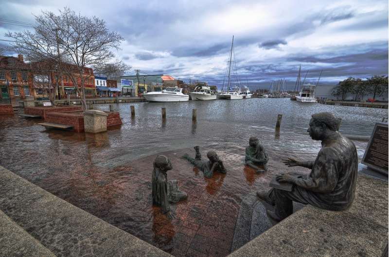 Why is sea level rising faster in some places along the US East Coast than others?