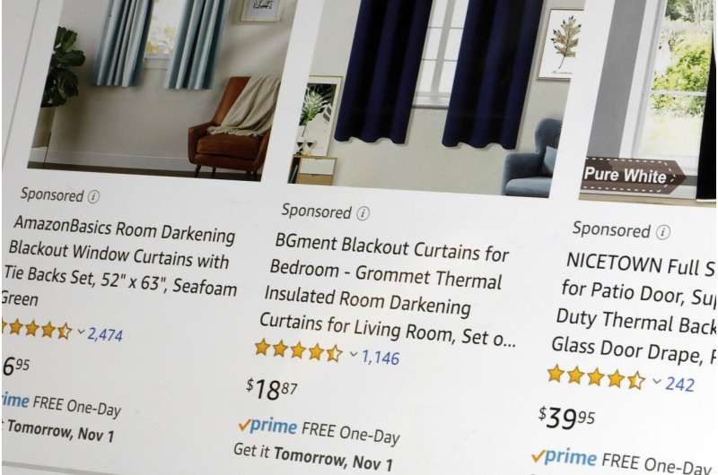 Ad business a boon for Amazon but a turn-off for shoppers