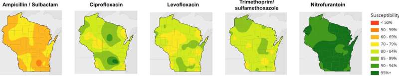 Antibiotic resistance across Wisconsin revealed by new maps