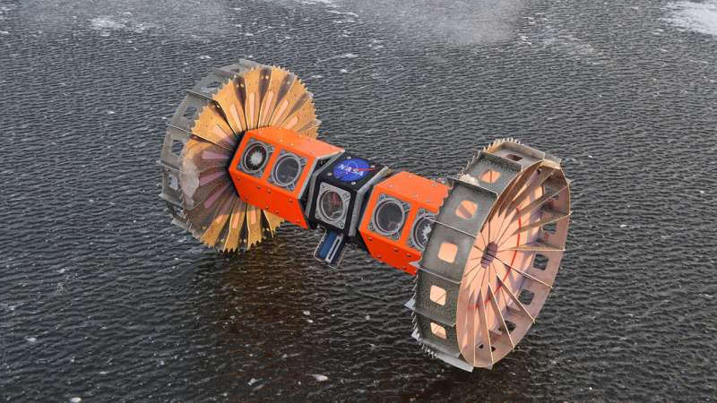 Aquatic rover goes for a drive under the ice
