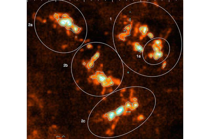 Astronomers take first, high-resolution look at huge star-forming region of Milky Way