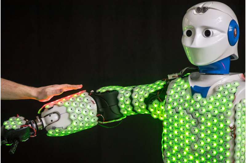 Biologically-inspired skin improves robots' sensory abilities
