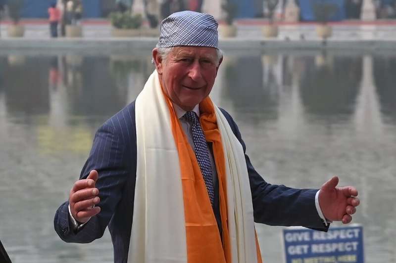 Britain's Prince Charles is visiting New Delhi on a day the Indian capital's pollution has reached 'emergency' levels