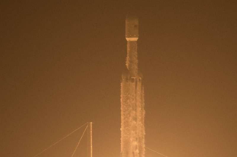 COSMIC-2 soars into orbit aboard SpaceX Falcon Heavy rocketJune 25, 2019