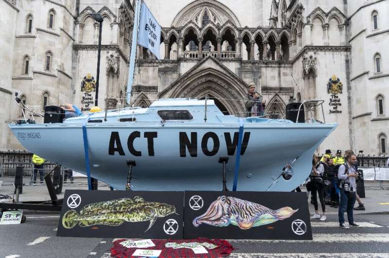 Extinction Rebellion was established last year in Britain by academics and has become one of the world's fastest-growing environ