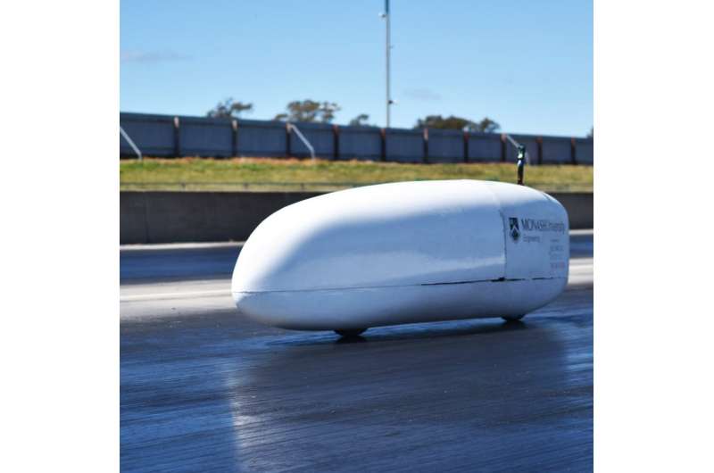 How fast can a human cycle? With aerodynamic help, the 300km per hour barrier seems easily within reach