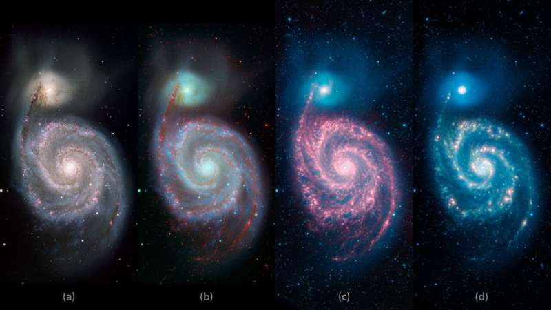 Image: A whirlpool 'Warhol' from NASA's spitzer telescope