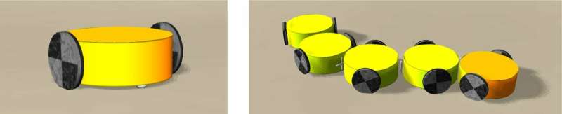Implementing kick control on simulated and real-world wheeled robots