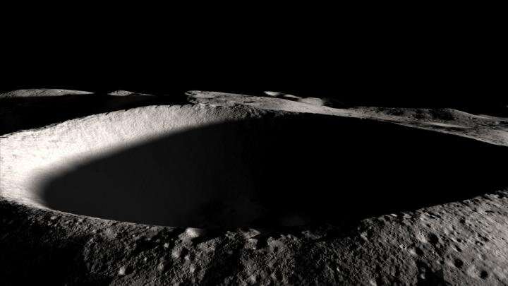 Inside dark, polar moon craters, water not as invincible as expected, scientists argue
