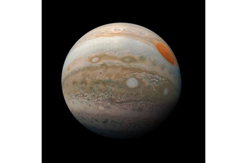 Juno finds changes in Jupiter's magnetic field