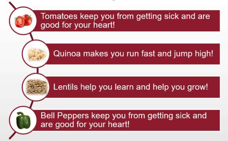 Lentils will help you run faster: Communicating food benefits gets kids to eat healthier