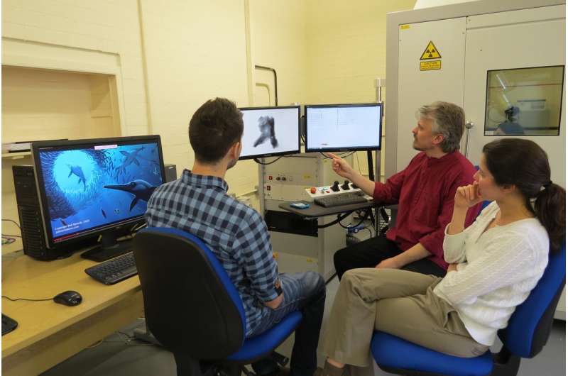 Medical scanner helps to unlock the mysteries of a giant prehistoric marine reptile