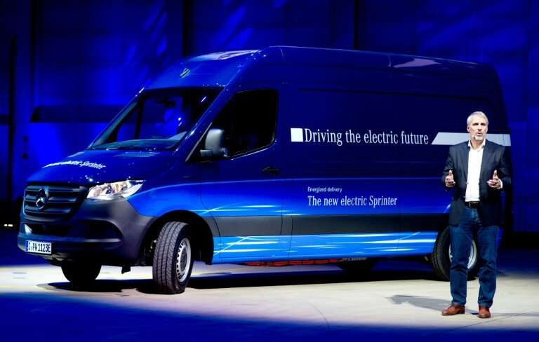 Mercedes-Benz maker Daimler is also incorporating electric motors into vans