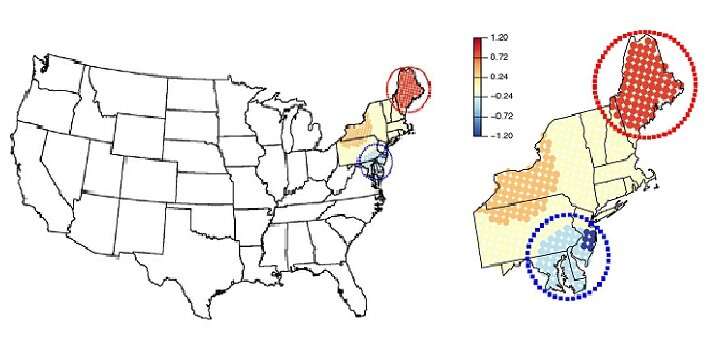 More accurate detection of hotspot clusters provides new insights into the behavior of air pollution