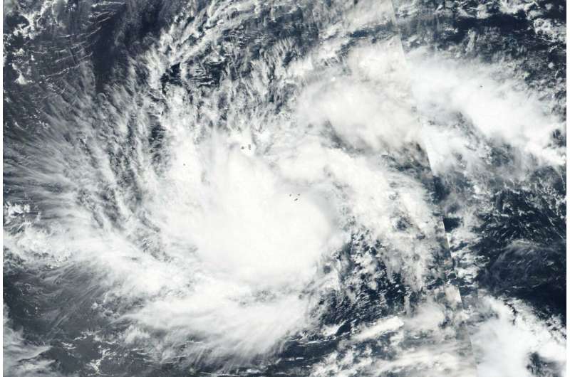 NASA finds Tropical Cyclone Wutip organizing