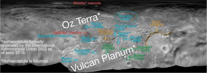 New map reveals geology and history of Pluto’s moon Charon