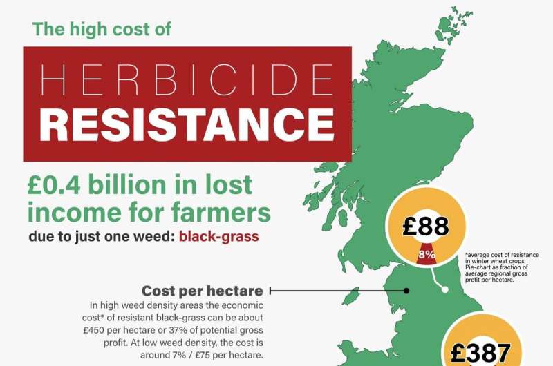 Overuse of herbicides costing UK economy &amp;pound;400 million per year