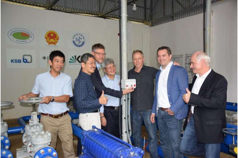 Pilot plant in Vietnam: Water for 10,000 people