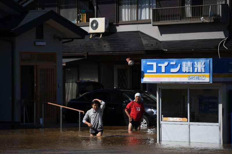 Powerful Typhoon Hagibis hit Tokyo and the surrounding region just weeks after another strong storm churned through the area