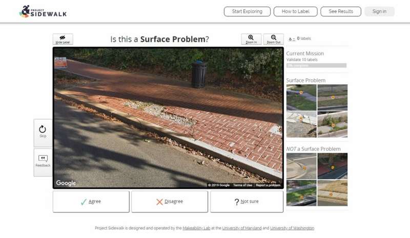 Project Sidewalk helps users map accessibility around Seattle and other cities