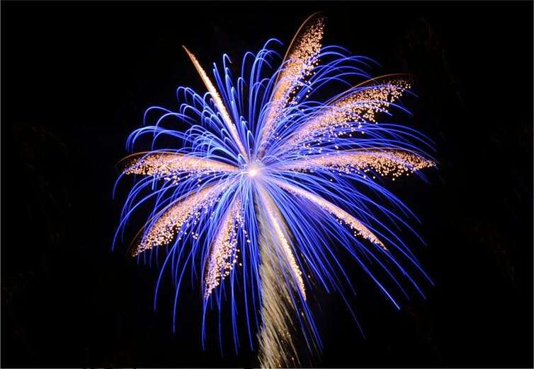 Red, white but rarely blue—the science of fireworks colors, explained