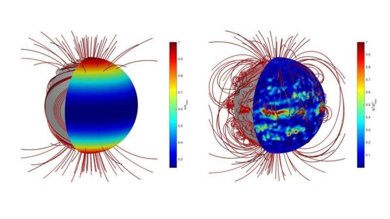 Russian astrophysicists discovered a neutron star with an unusual magnetic field structure