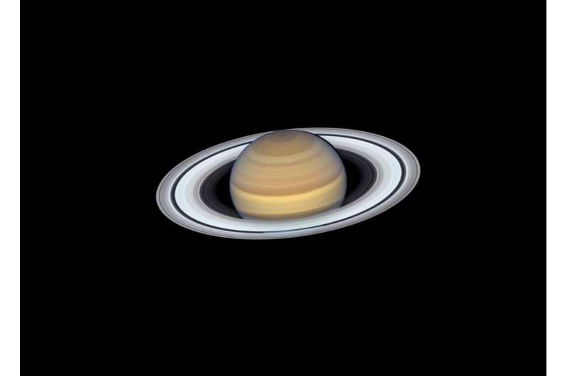 Saturn's rings shine in Hubble's latest portrait