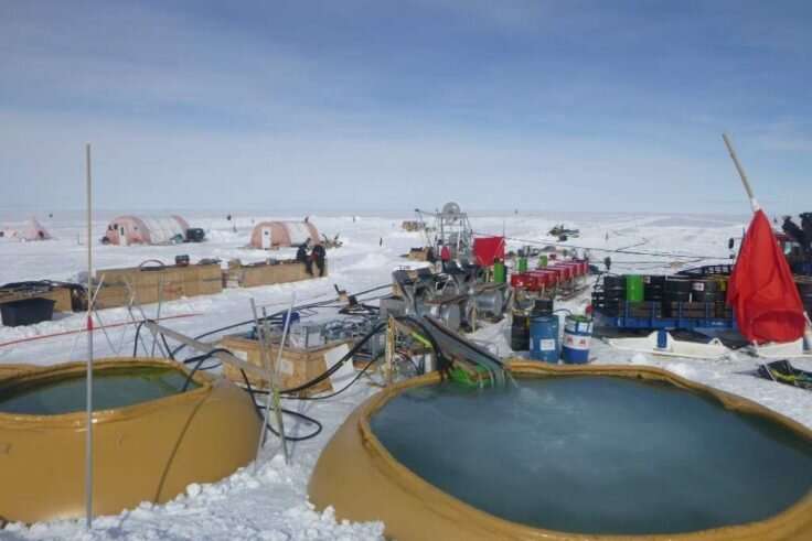 Scientists drill to record depths in West Antarctica