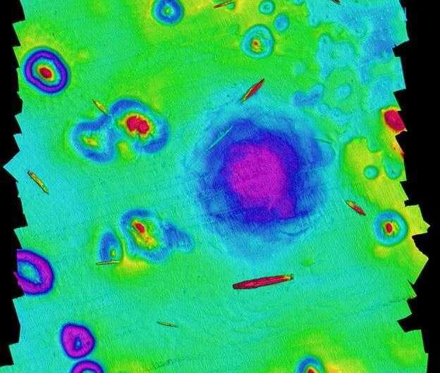 Sonar study shows crater made by underwater Bikini atoll A-bomb test