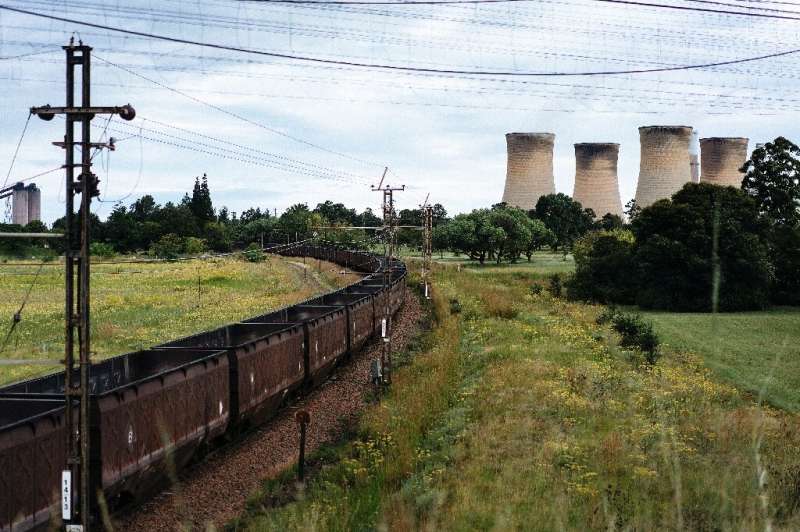 The national electricity provider Eskom runs 12 coal-fired plants in the province