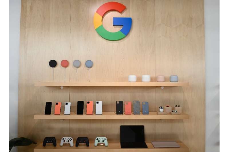 The new Pixel 4 phone is on display during a Google product launch event called Made by Google on October 15  in New York