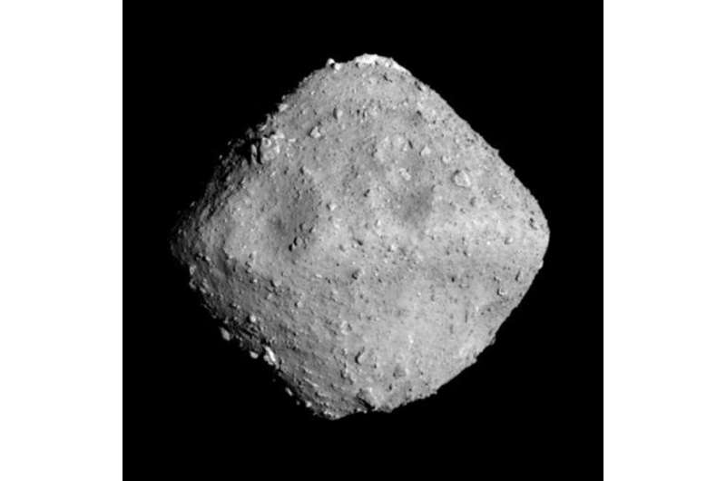 The Ryugu asteroid seen from around 20 kilometers away