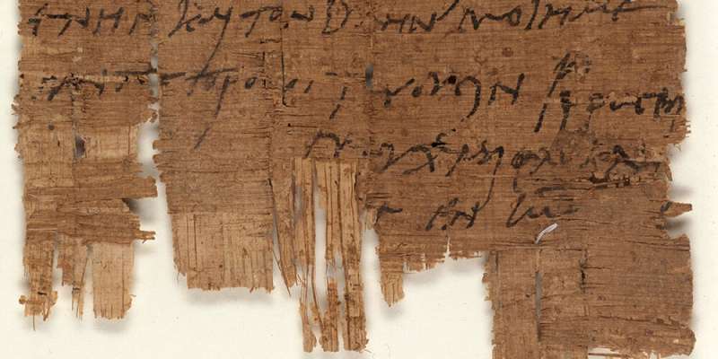 The world`s oldest autograph by a Christian is in Basel