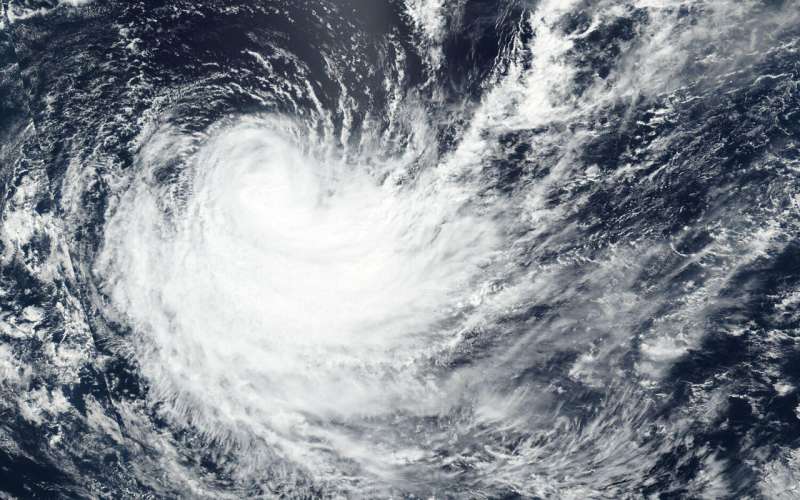 Tropical Cyclone Haleh weakening in NASA-NOAA satellite imagery &amp;nbsp;