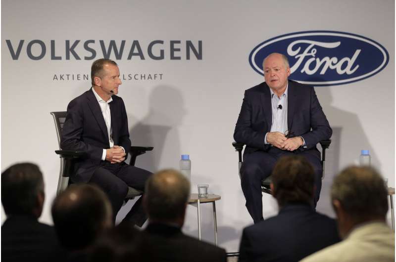VW, Ford team up to make autonomous, electric vehicles