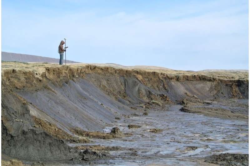 Widespread permafrost degradation seen in high Arctic terrain