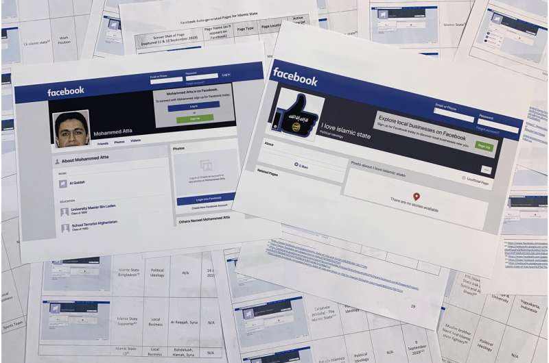 Facebook auto-generating pages for Islamic State, al-Qaida