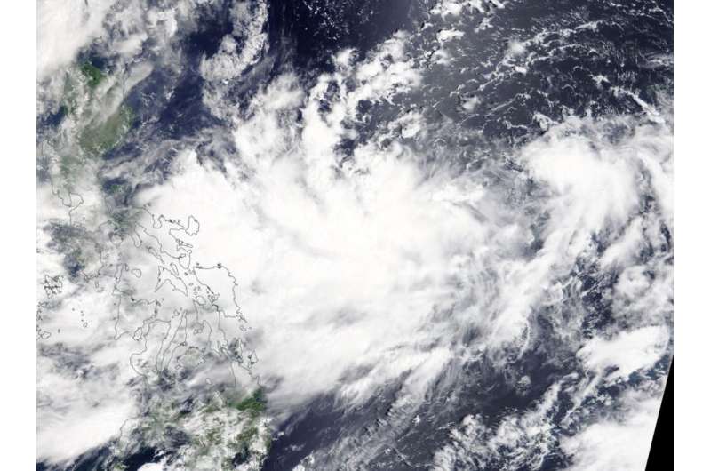 NASA finds Tropical Depression Bailu forms east of Philippines