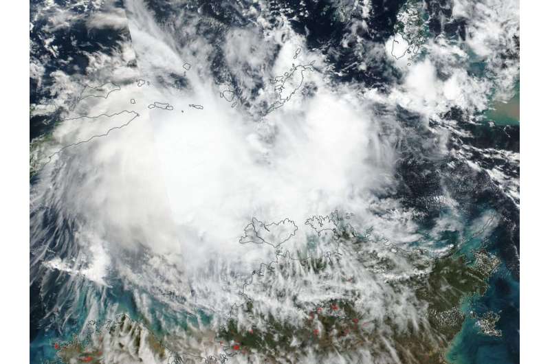 NASA-NOAA satellite catches formation of Tropical Cyclone Lili
